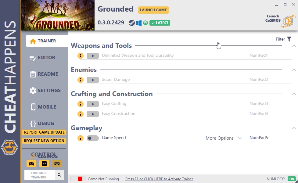 Grounded v0.3.0.2429 Trainer