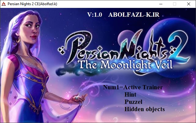 Persian Nights 2: The Moonlight Veil Collector's Edition Trainer +3