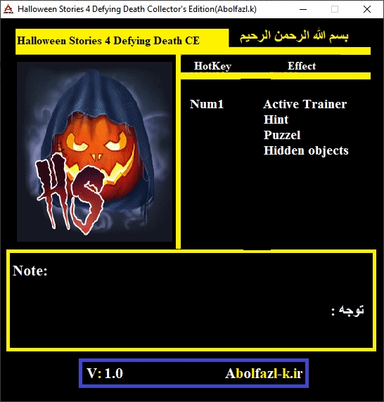 Halloween Stories: Defying Death Collector’s Edition Trainer +3