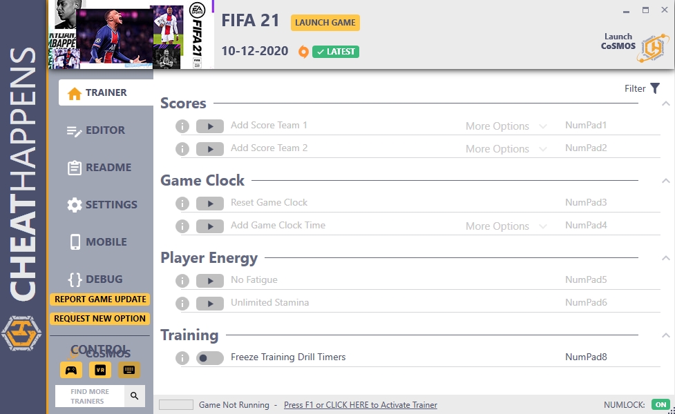 FIFA 21 v2020.10.12 Trainer