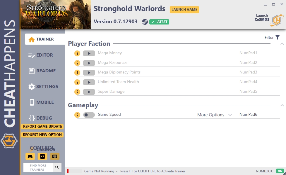 Stronghold: Warlords Trainer