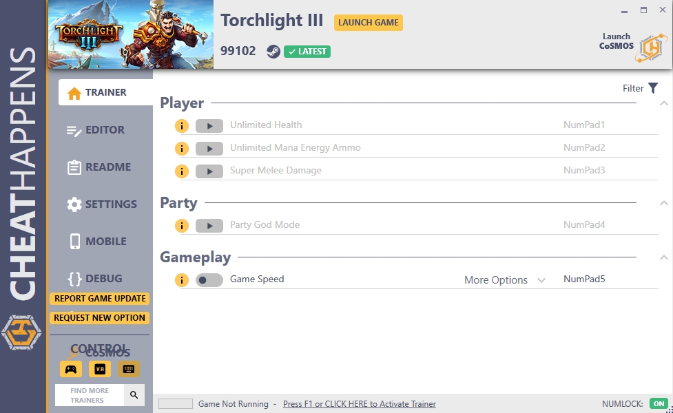 Torchlight III v99102 Trainer