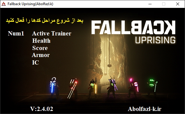 Fallback Uprising v2.4.02 Trainer +4