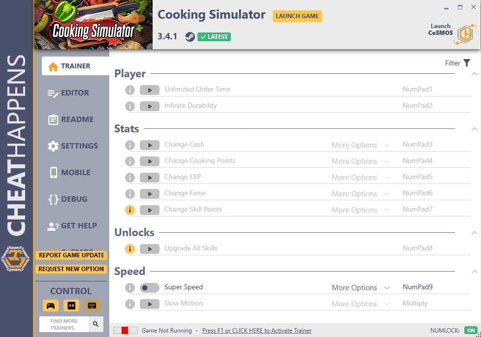 Cooking Simulator v3.4.1 Trainer