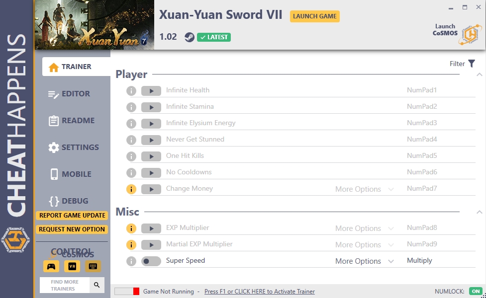 Xuan-Yuan Sword VII  Trainer