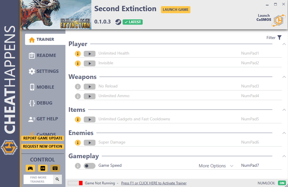 Second Extinction v0.1.0.3 Trainer