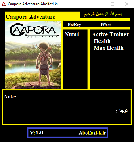 Caapora Adventure Trainer +2