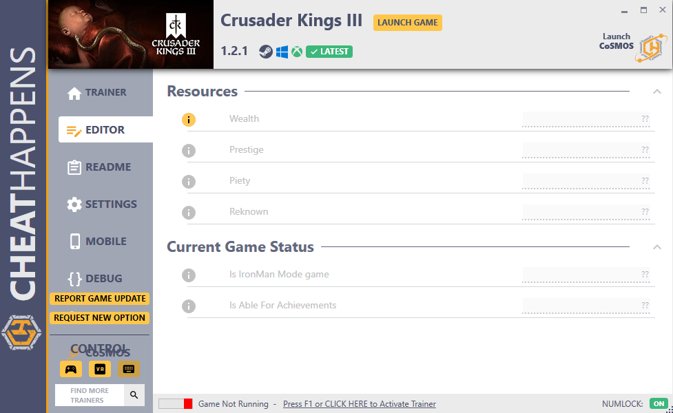 crusader kings 2 trainer