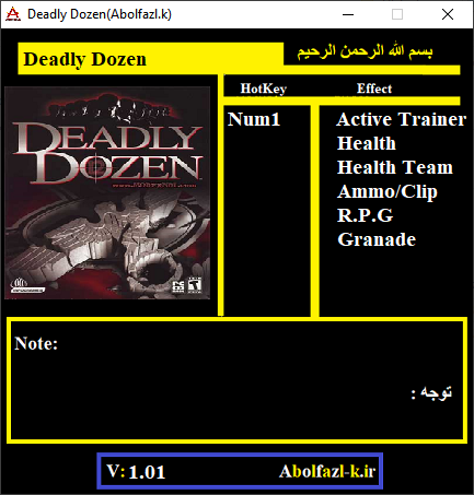 Deadly Dozen Trainer +5