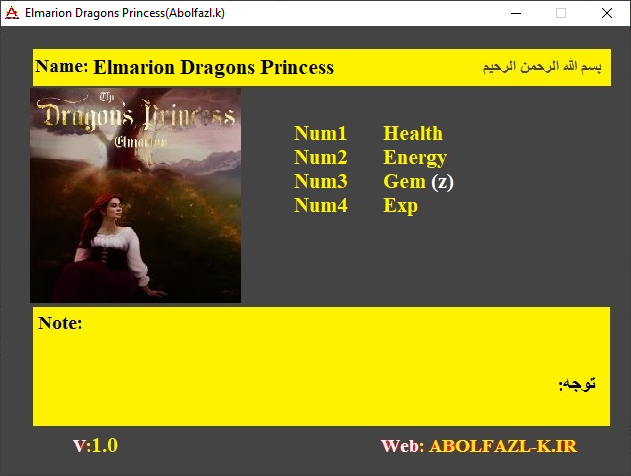 Elmarion: Dragon's Princess Trainer +4