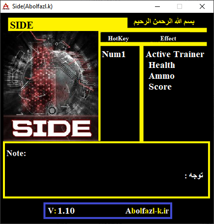 Side v1.10 Trainer +3