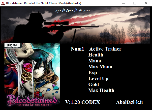 Bloodstained: Ritual of the Night Classic Mode v1.20 Trainer +7