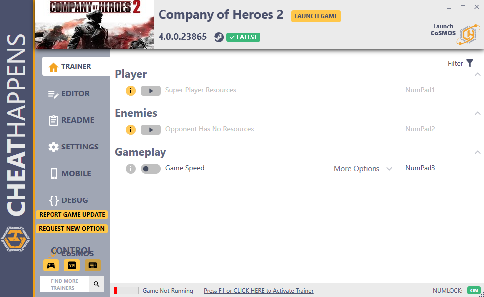 Company of Heroes 2: The British Forces v4.0.0.23865 Trainer