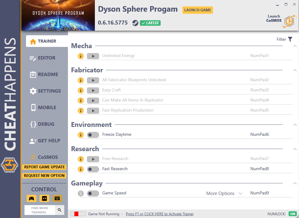 Dyson Sphere Program v0.6.16.5775 Trainer +35