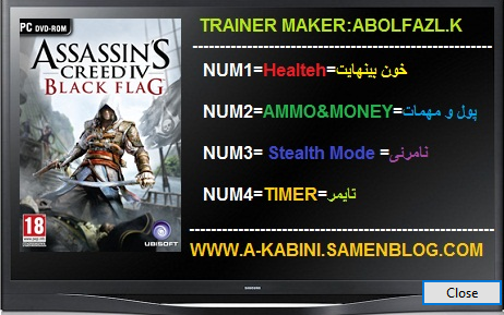 Assassin's Creed IV Black Flag Trainer +4