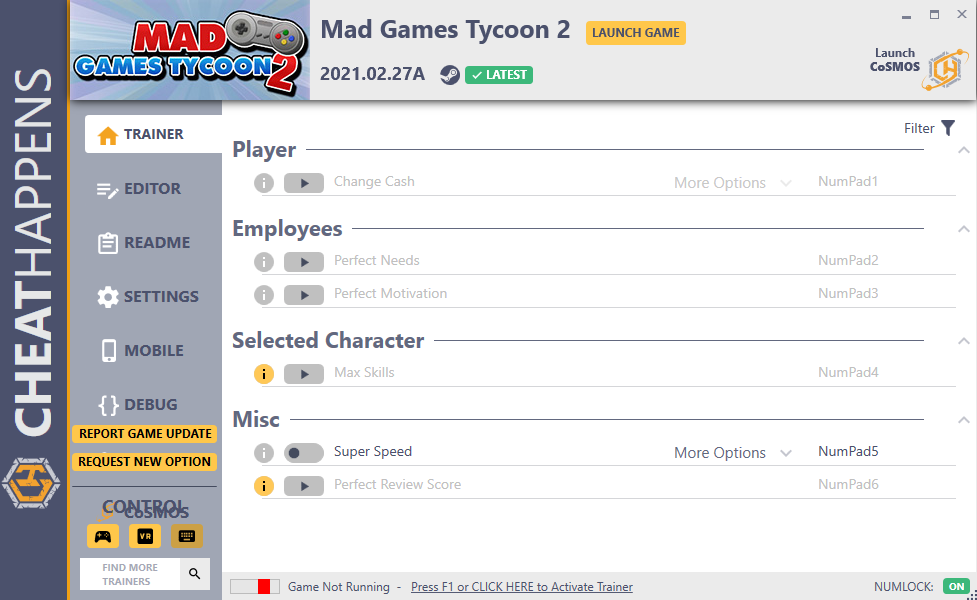 Mad Games Tycoon 2 v2021.02.27A Trainer +16