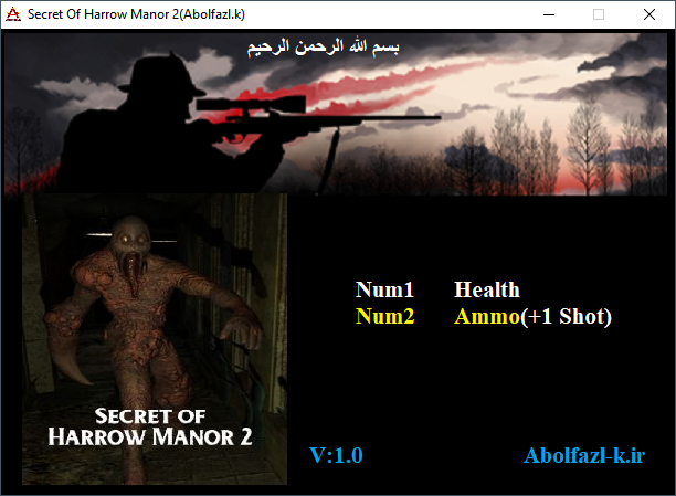 Secret of Harrow Manor 2 Trainer +2