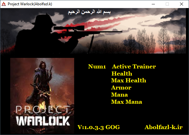 Project Warlock v1.0.3.3 Trainer +5