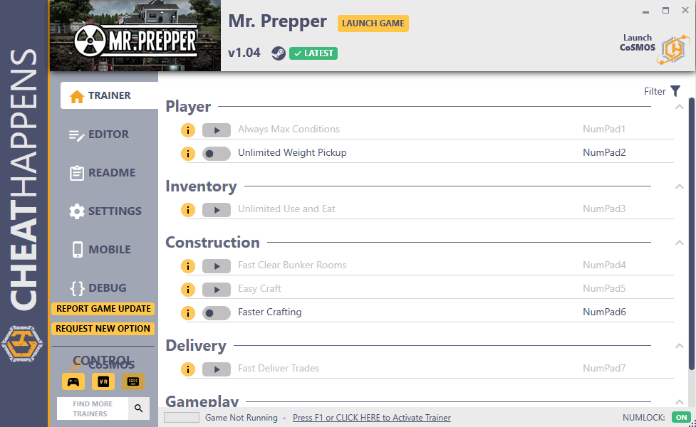Mr. Prepper v1.04 Trainer +20