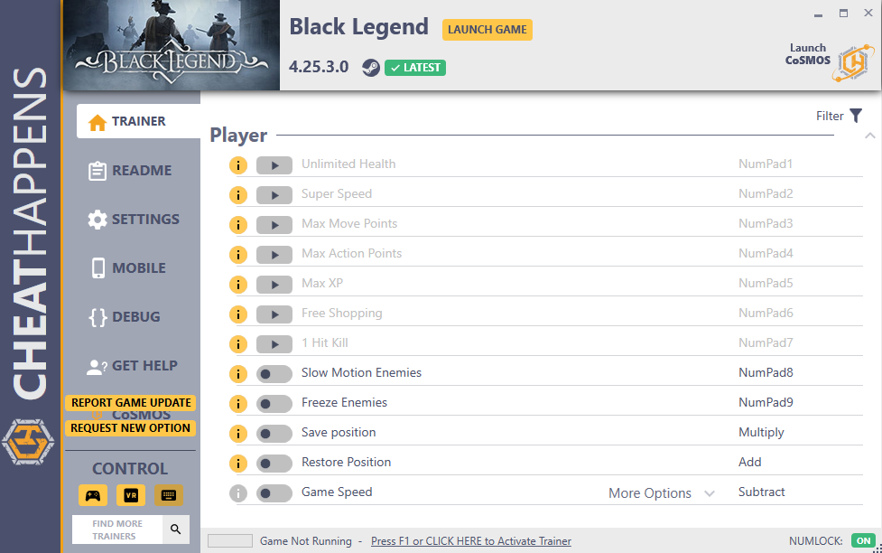 Black Legend v4.25.3.0 Trainer +12