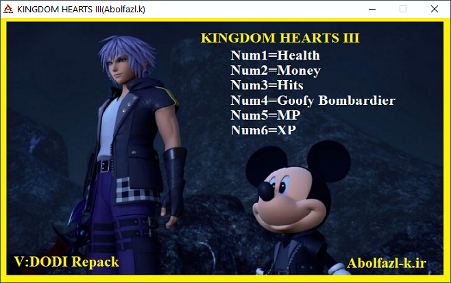 Kingdom Hearts 3 Trainer +6