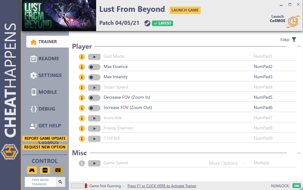 Lust from Beyond v04.05.2021 Trainer +10