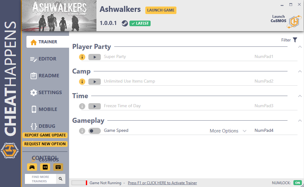 Ashwalkers v1.0.0.1 Trainer +14