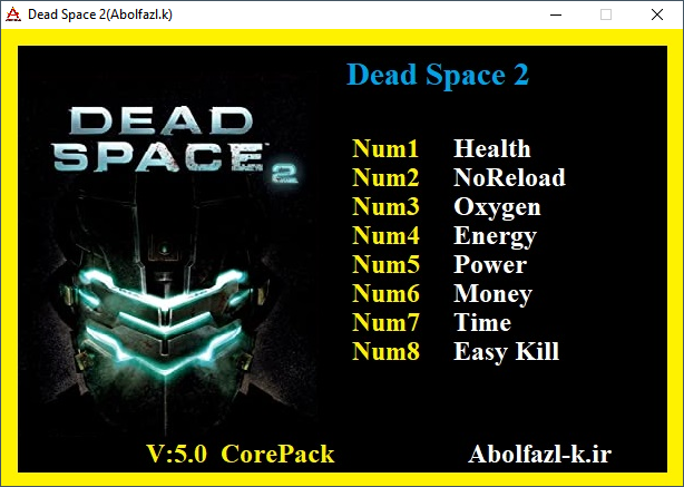 Dead Space 2 v5.0 Trainer +8