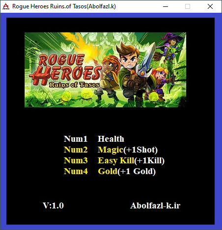 Rogue Heroes: Ruins of Tasos Trainer +4