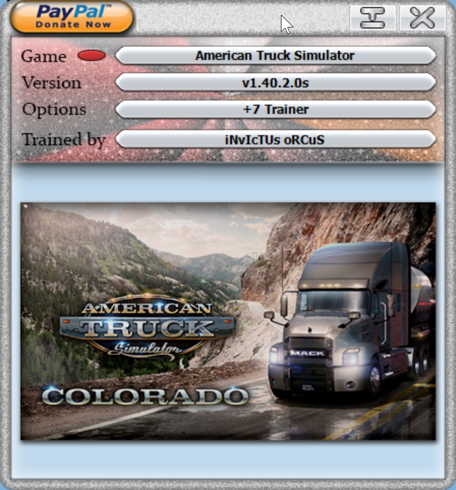 American Truck Simulator v1.40.2.0s Trainer +7