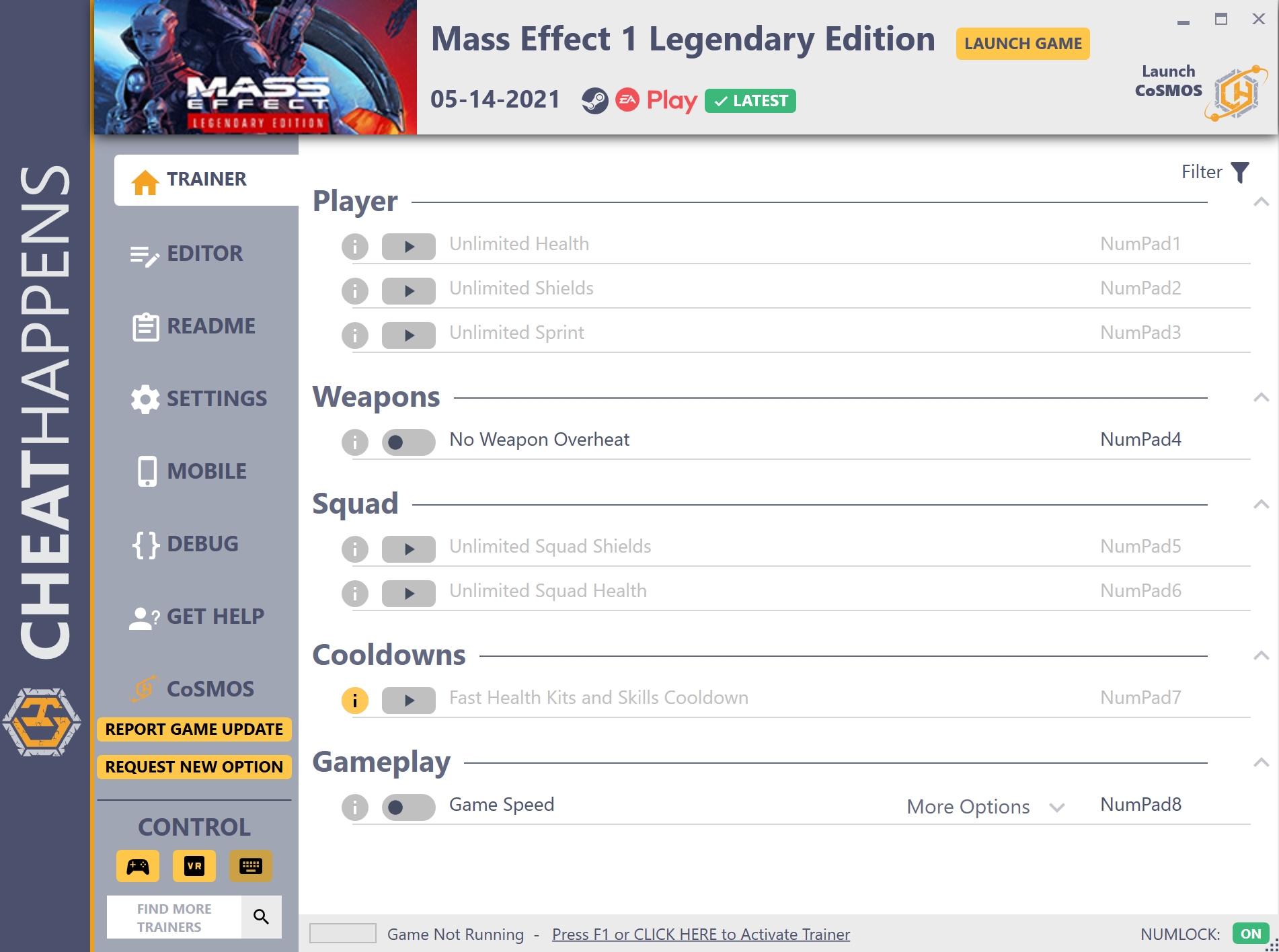 mass effect legendary edition trainer