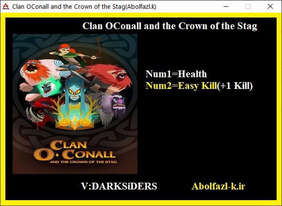 Clan O'Conall and the Crown of the Stag v1.04 Trainer +2