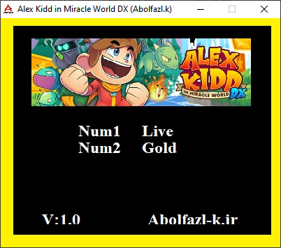 Alex Kidd in Miracle World DX Trainer +2