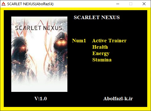 SCARLET NEXUS Trainer +3