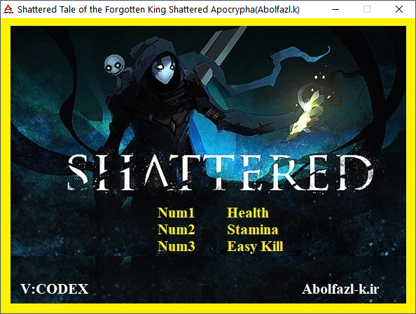 Shattered: Tale of the Forgotten King v1.1 Trainer +3