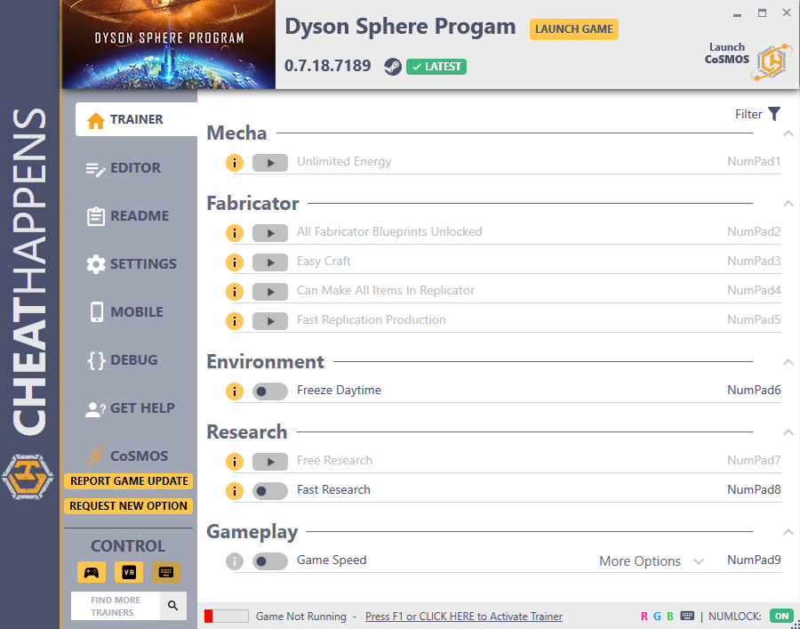 Dyson Sphere Program v0.7.18.7189 Trainer +35