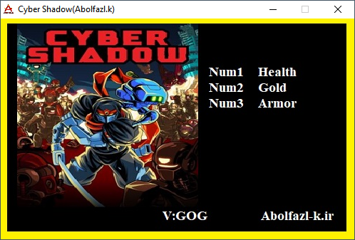 Cyber Shadow Trainer +3