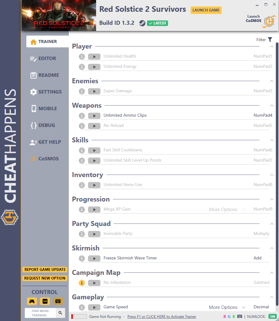 Red Solstice 2: Survivors vBuild ID 1.3.2 Trainer +17