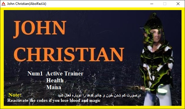 John Christian Trainer +2