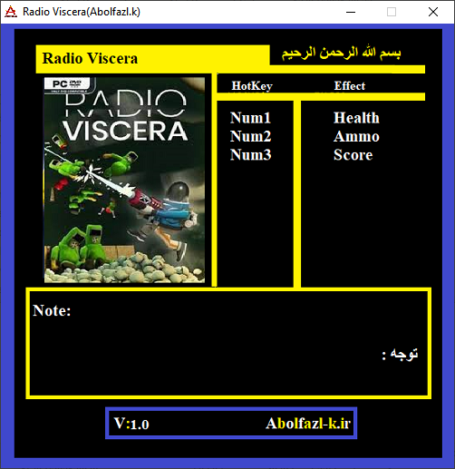 Radio Viscera Trainer +3