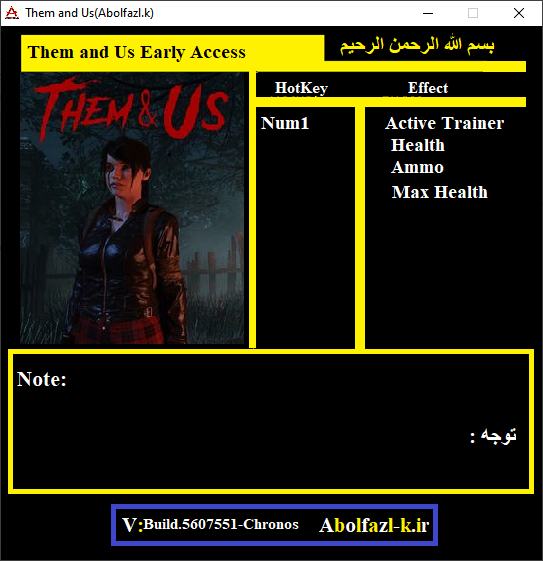 Them and Us  v0.8.0 Trainer +3