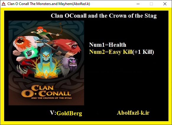 Clan O Conall: The Monsters and Mayhem Trainer +2