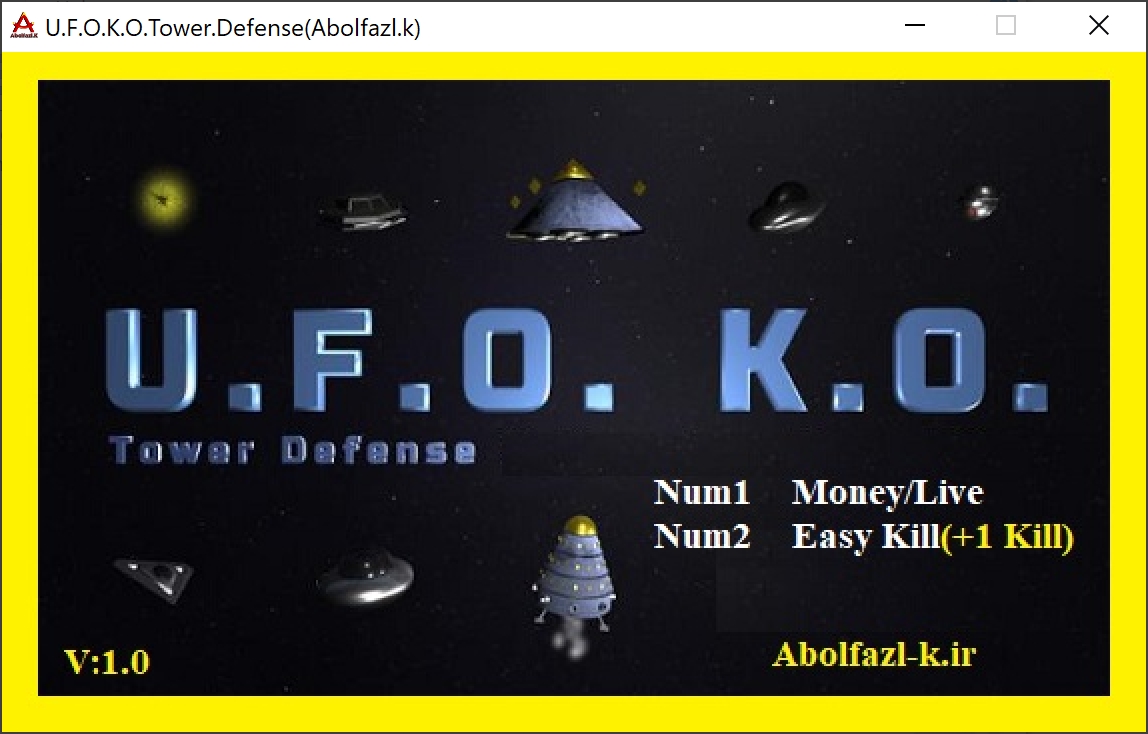 U.F.O. K.O. Tower Defense Trainer +2