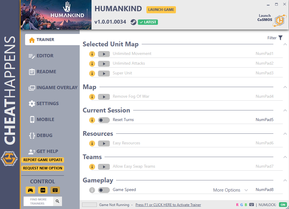 HUMANKIND v1.0.01.0034 Trainer +28