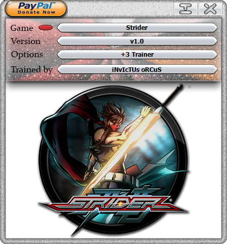 Strider Trainer +3