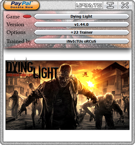 Dying Light v1.44.0 Trainer +22