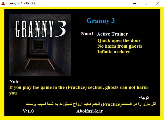 Granny 3 Trainer +3