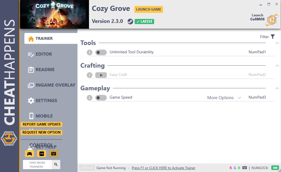 Cozy Grove v2.3.0 Trainer +5