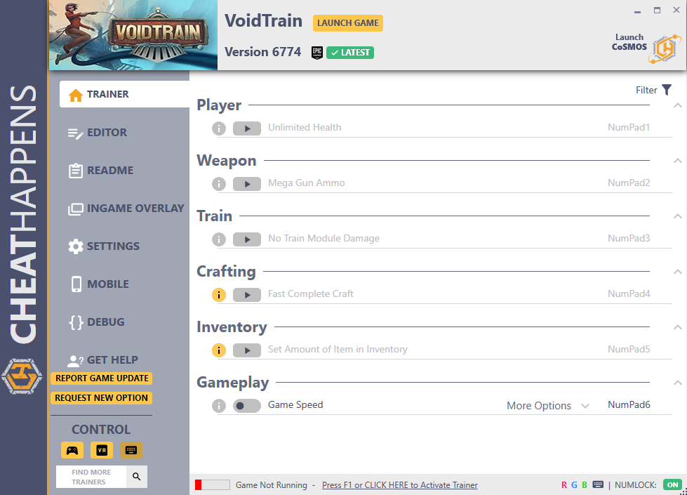 Voidtrain v6774 Trainer +14