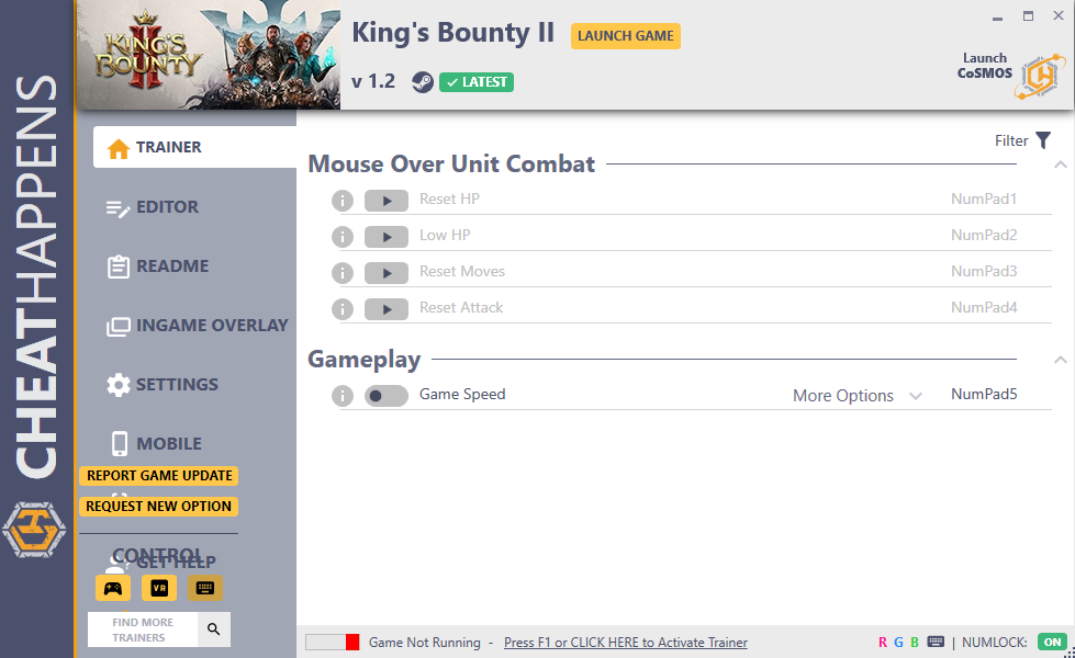 King's Bounty II v1.2 Trainer +23